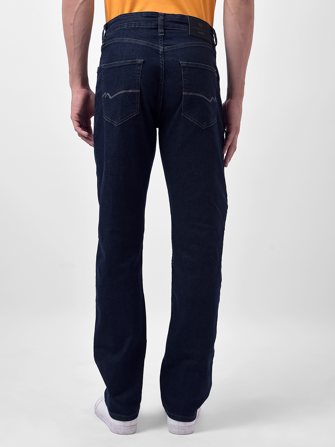 Numero Uno Men Packable Blue Regular Fit Sustainable Jeans